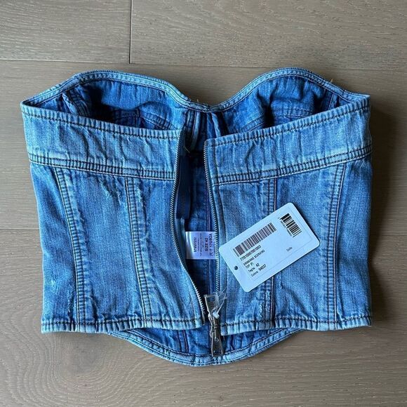 ERMANNO SCERVINO • Strapless Crop Top - Picture 3 of 7